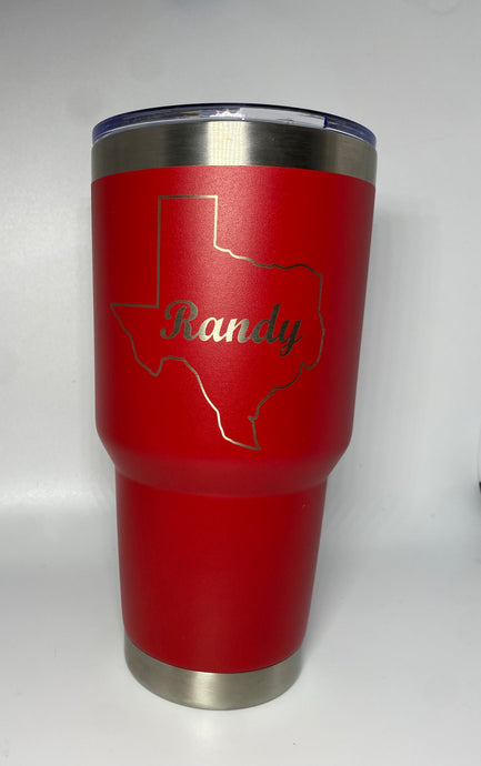 Personalized Laser Engraved Tumbler